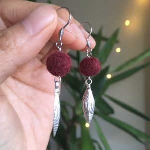 Boho Pom Pom Earrings